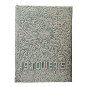 Vintage 1951 York Junior College Tower Yearbook Pennsylvania with Ephemera